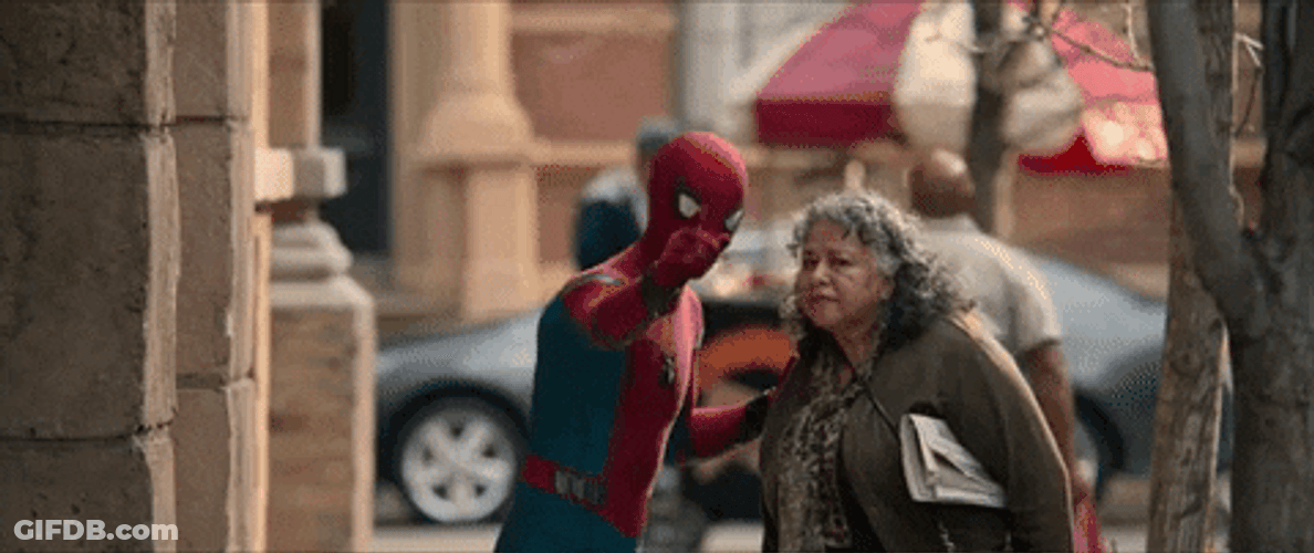 Spider Man Asking For Directions GIF