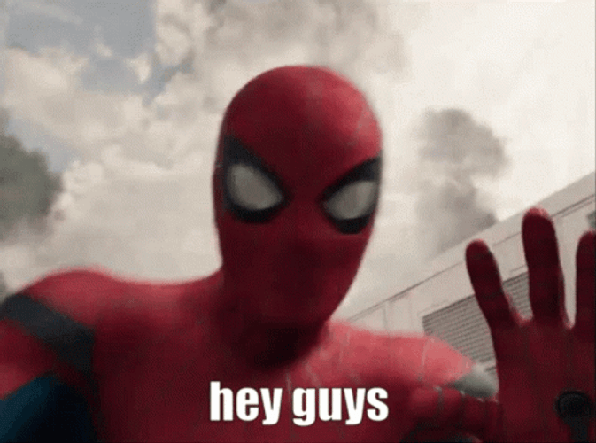 Spider Man Civil War Hey Guys GIF