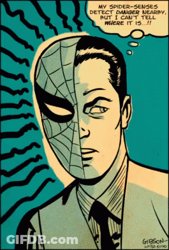 Spider-Man Comic With Gibson GIF