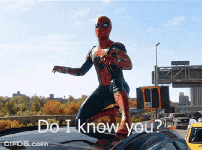 Spider Man Do I Know You GIF