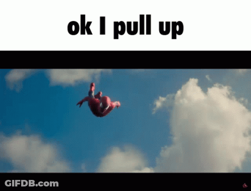 Spider Man Falling Saying Ok I Pull Up GIF