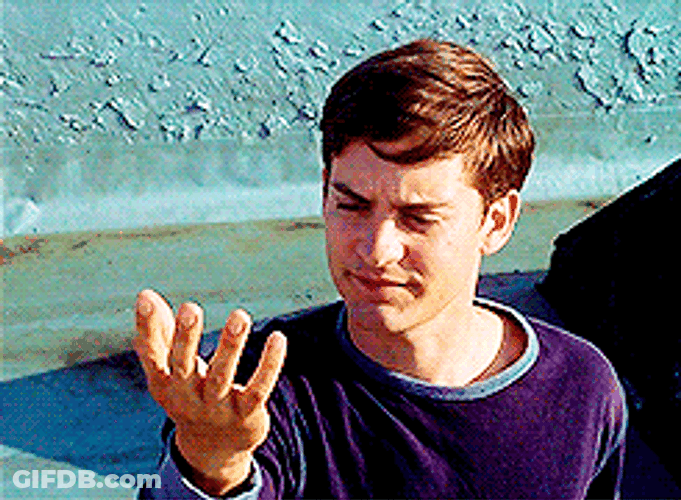 Spider Man First Time Spraying Web GIF