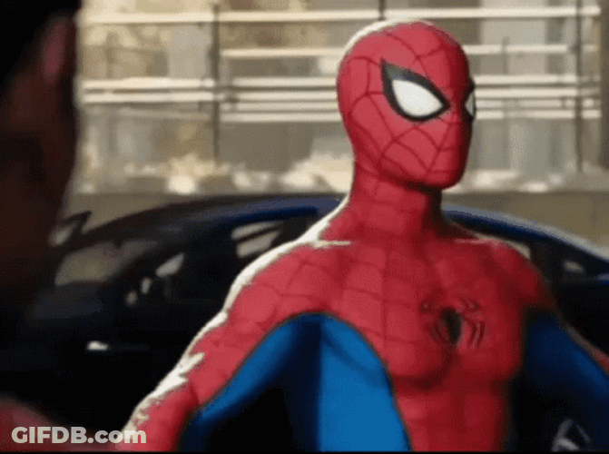 Spider Man Fly Out The Sky Meme GIF