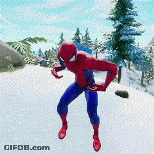 Spider Man Fortnite Dances GIF