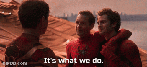 Spider-Man Group It S What We Do GIF