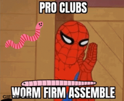Spider-Man Holding Worm Pro Clubs Worm Firm Assemble GIF