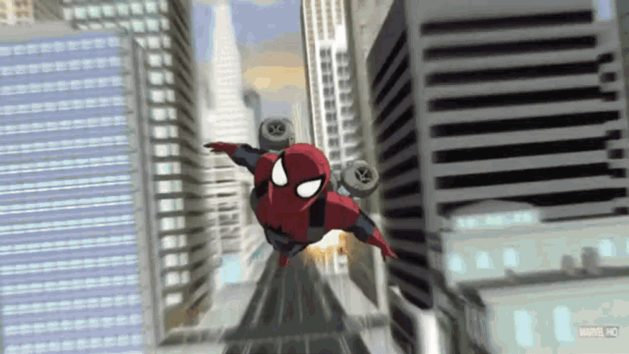 Spider Man Jetpack GIF