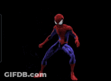 Spider Man Kneeling Before Group GIF