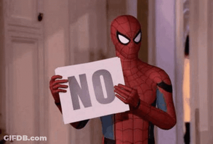 Spider Man No Cards Meme GIF
