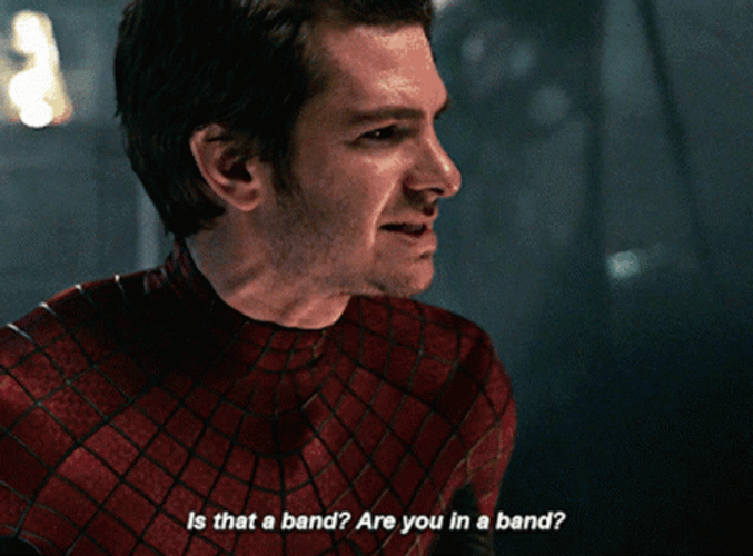 Spider Man No Way Home Are You In A Band GIF