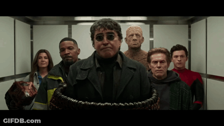 Spider Man No Way Home Elevator GIF