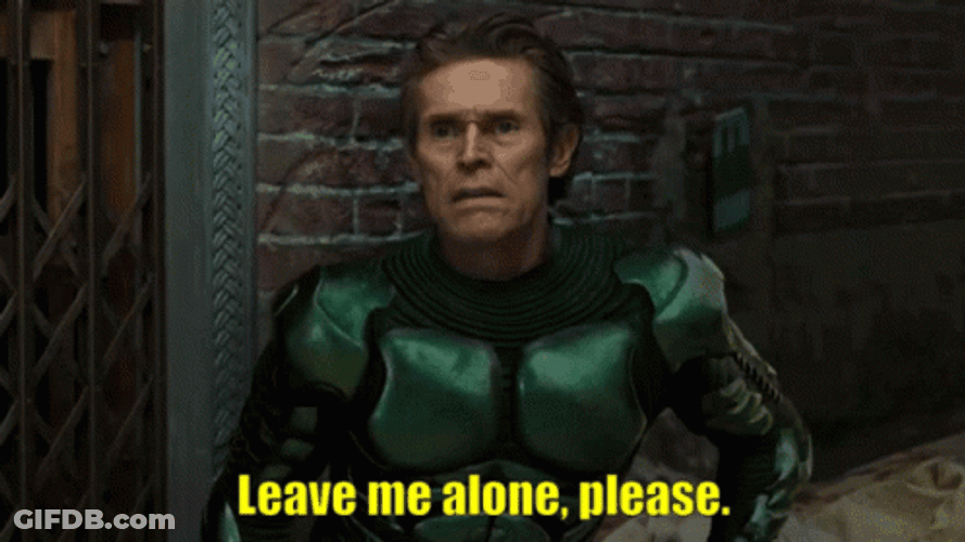 Spider Man No Way Home Leave Me Alone GIF