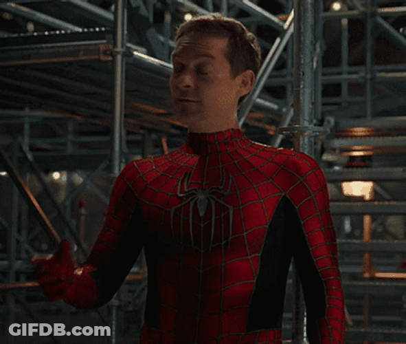Spider Man No Way Home Peter Pointing GIF