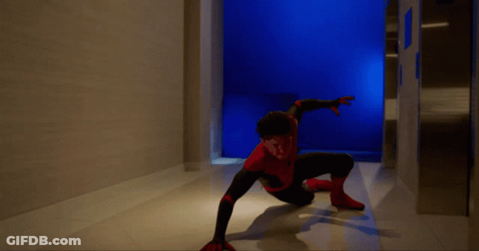 Spider Man No Way Home Slip Blooper GIF