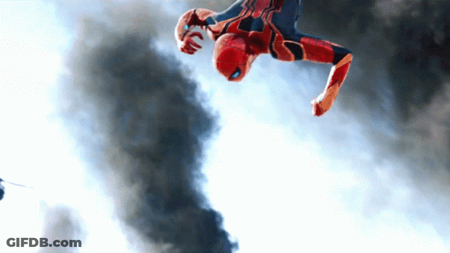 Spider Man No Way Home Web On Car GIF