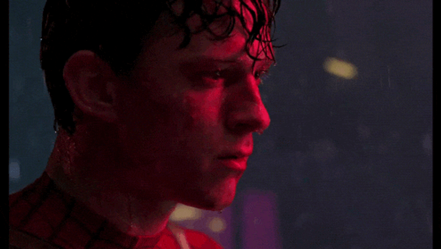 Spider Man Sad GIF