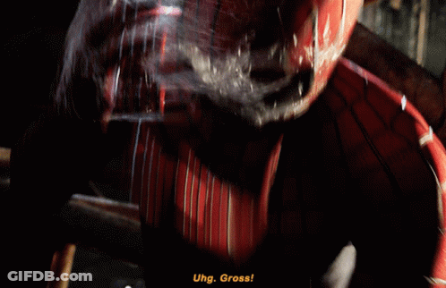 Spider Man Saying Uhg Gross GIF