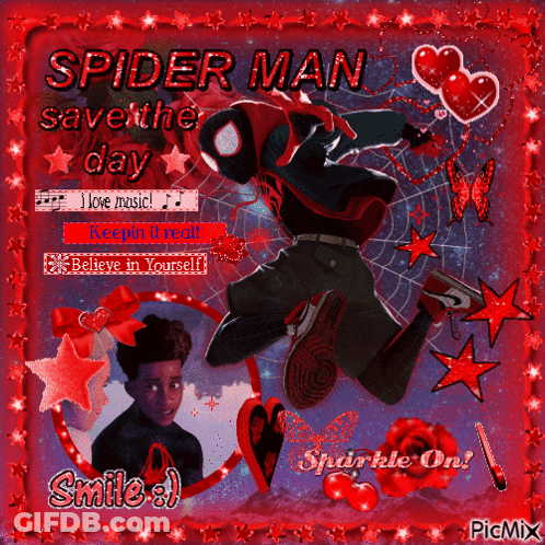 Spider-Man Says Spider-Man Save The Day GIF