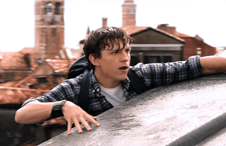 Spider-Man Tom Holland Far From Home GIF