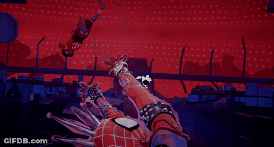 Spider Punk Acrobatic Moves GIF
