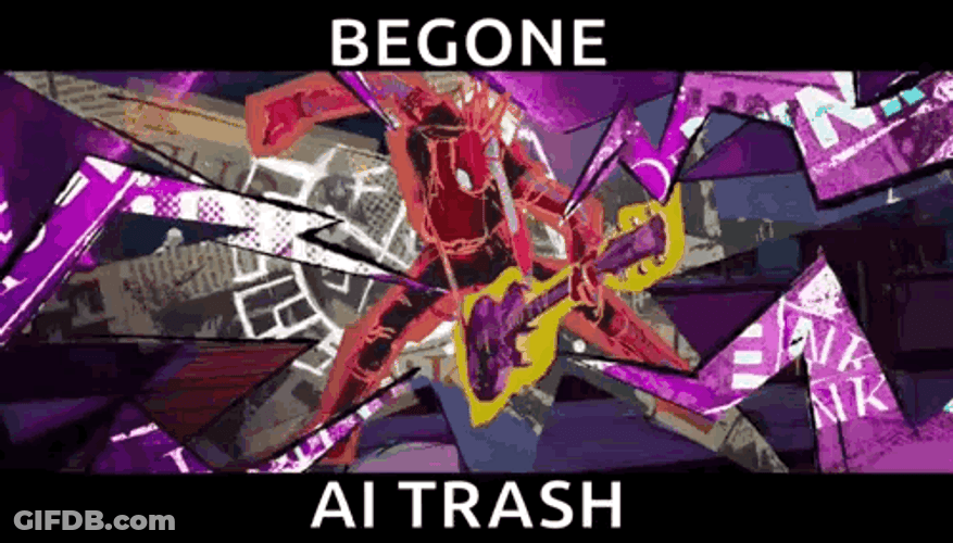 Spider Punk Be Gone GIF