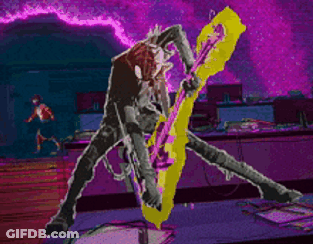 Spider Punk Guitar Riff GIF