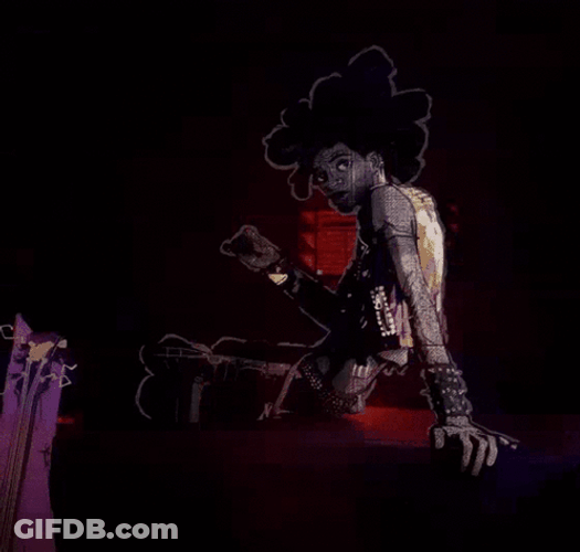 Spider Punk Hand Gestures GIF