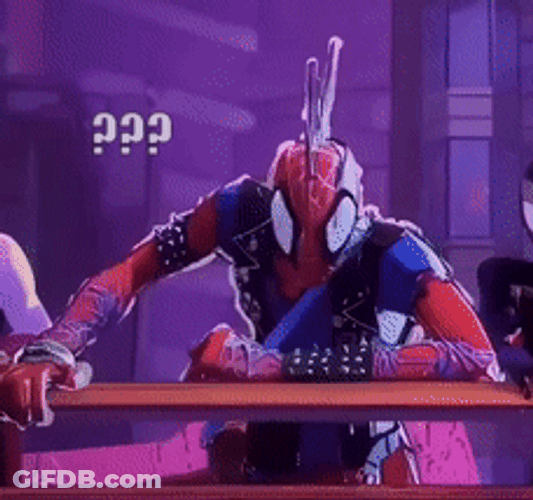 Spider Punk No Idea GIF