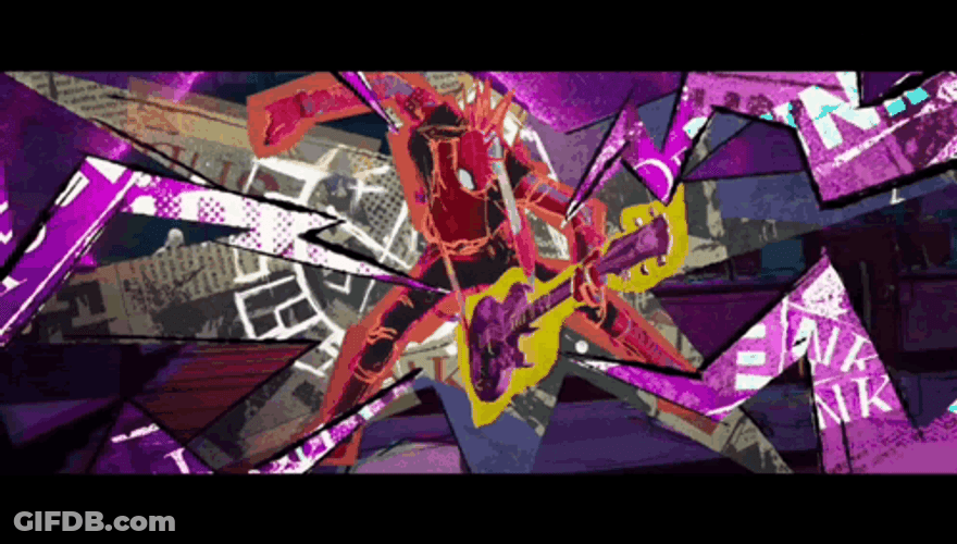 Spider Punk Rock And Roll GIF