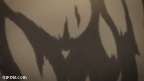 Spider Shadow Cast On Wall GIF