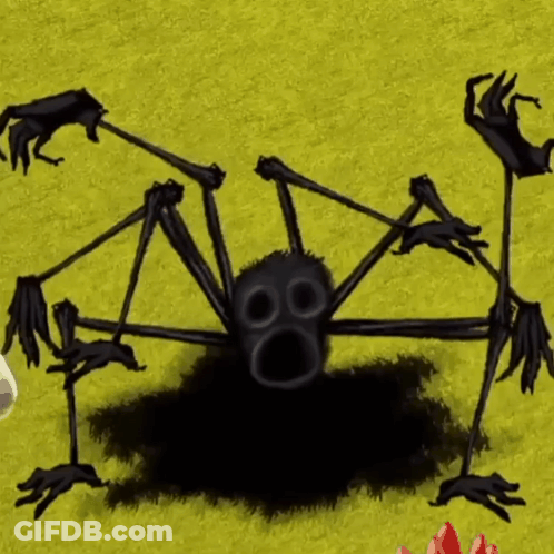 Spider With Many Legs GIF