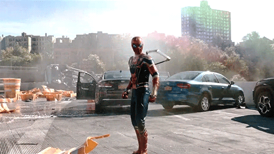 Spiderman Activating His Spider Legs GIF