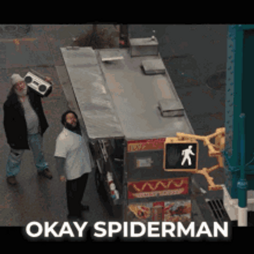 Spiderman Do A Flip On Top Of Building GIF