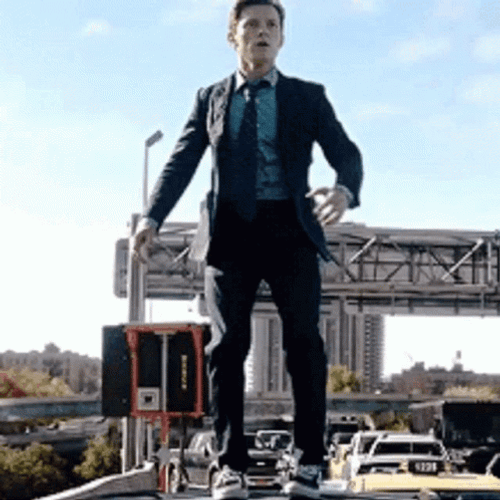 Spiderman No Way Home Suit On GIF