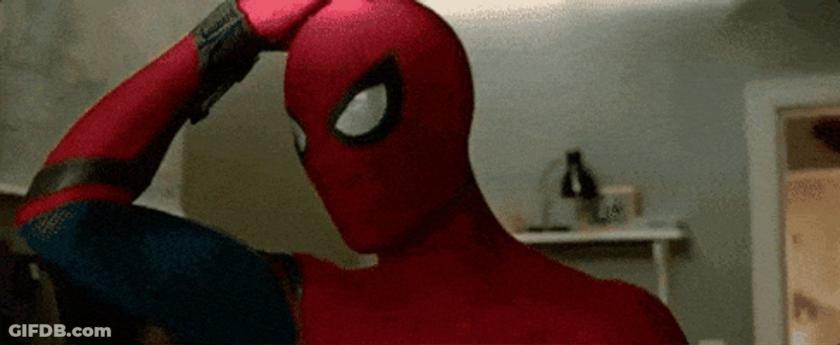 Spiderman Peter Parker Tom Holland GIF