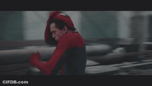 Spiderman Running GIF
