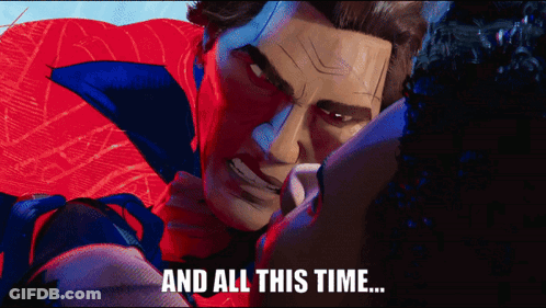 Spiderman Standing In Front Of Welcome Sign GIF