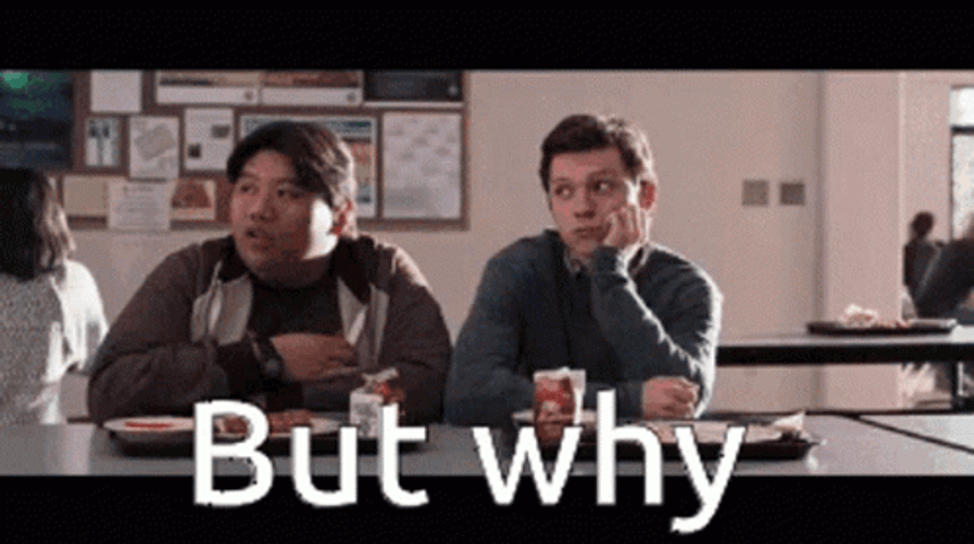 Spiderman Tom Holland As Peter Parker But Why GIF