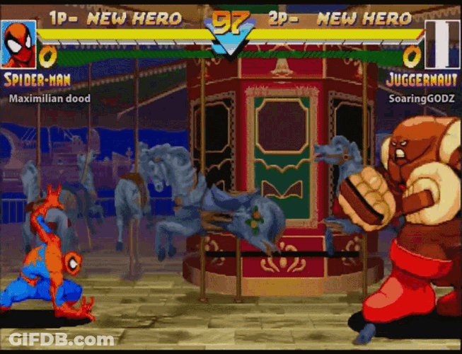 Spiderman Vs Juggernaut Juggernaut GIF