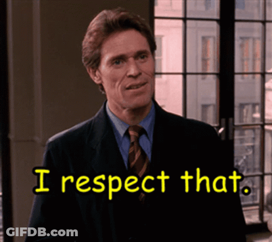 Spiderman William Respect GIF