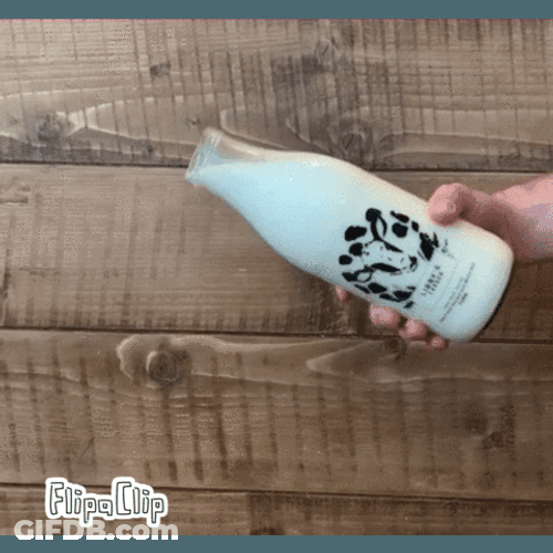 Spilling Moo Milk GIF