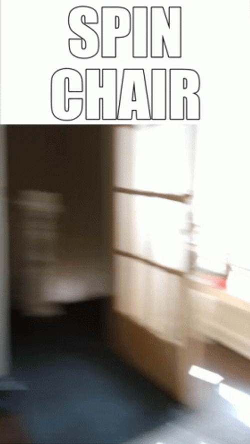 Spin Chair POV Fast Dizzy GIF