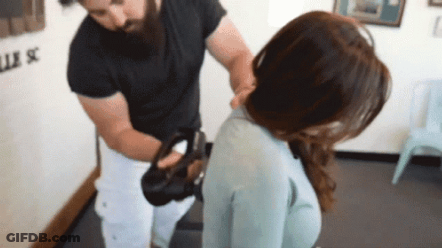 Spinal Discomfort Back Pain Massage GIF