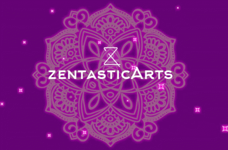 Spinning Artistic Animated Stars GIF