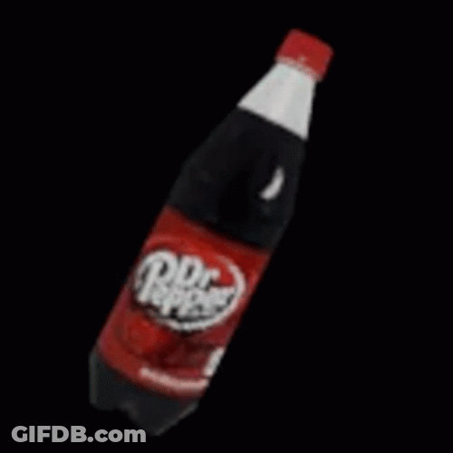 Spinning Bottle Of Dr Pepper GIF