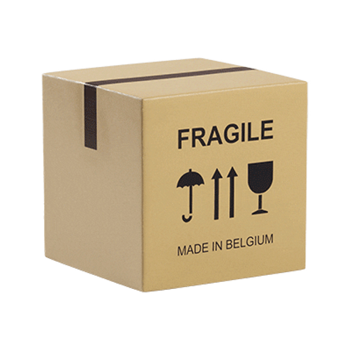 Spinning Cardboard Box GIF