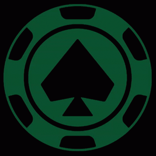 Spinning Casino Chip Logo GIF