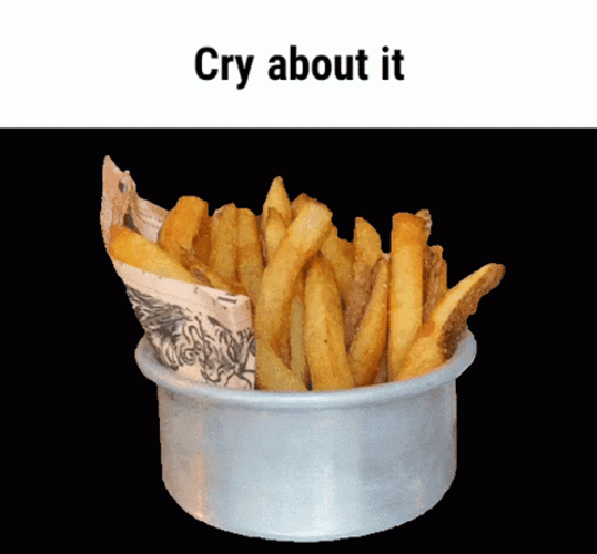 Spinning Chip Bowl Cry About It Meme GIF