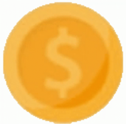 Spinning Chip Dollar Coin GIF