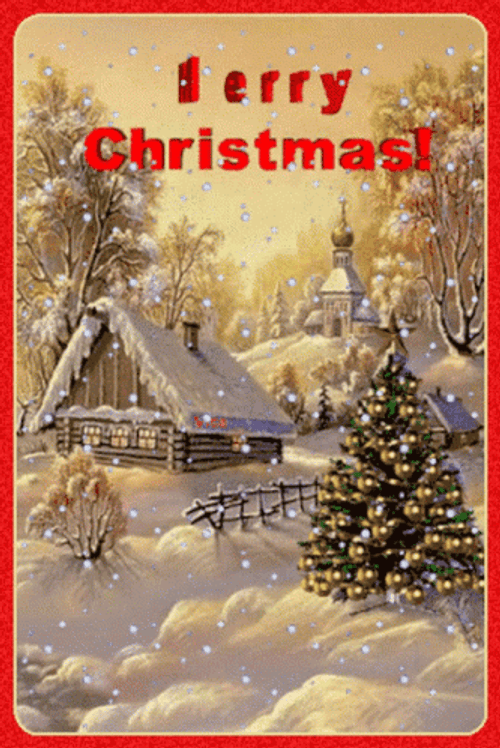 Spinning Christmas Tree Wednesday GIF